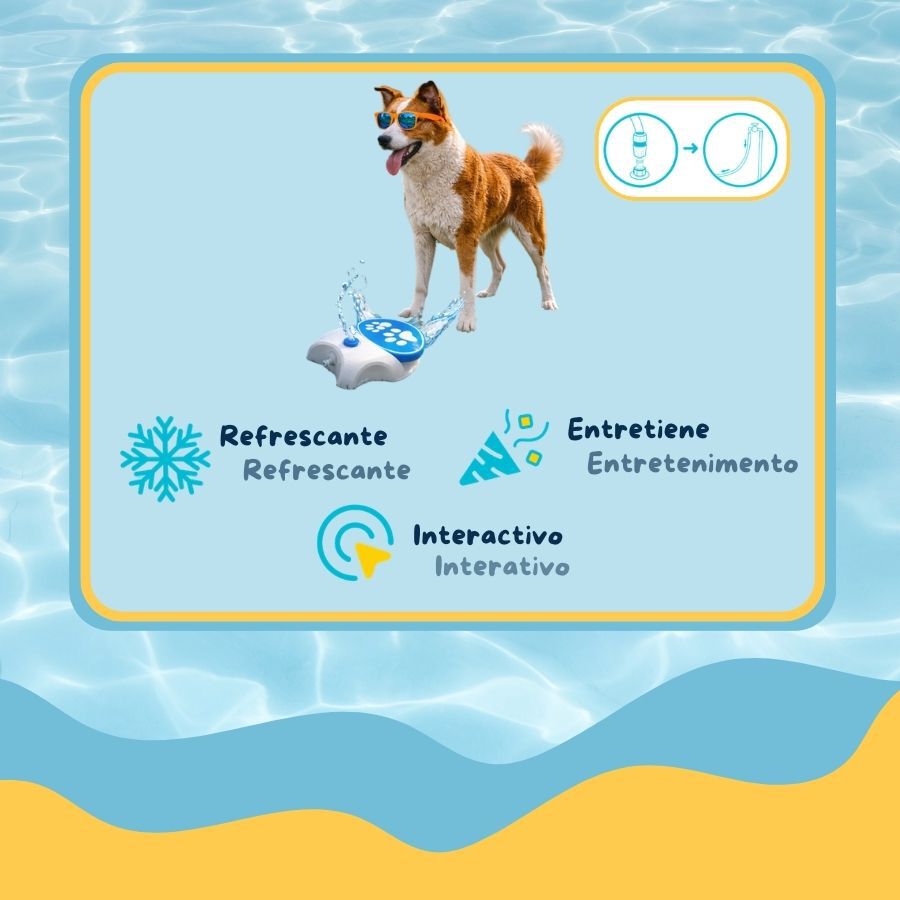 Summer Vibes Pedal aqu&aacute;tico interativo para c&atilde;es, , large Imagem n&uacute;mero 3